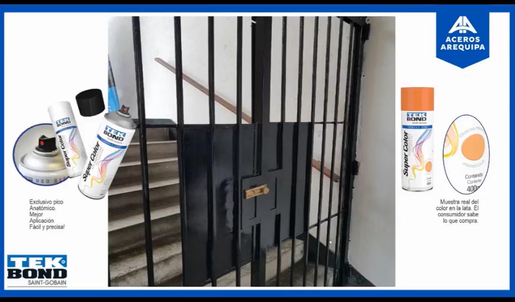 Pinturas para acabados en superficies metálicas