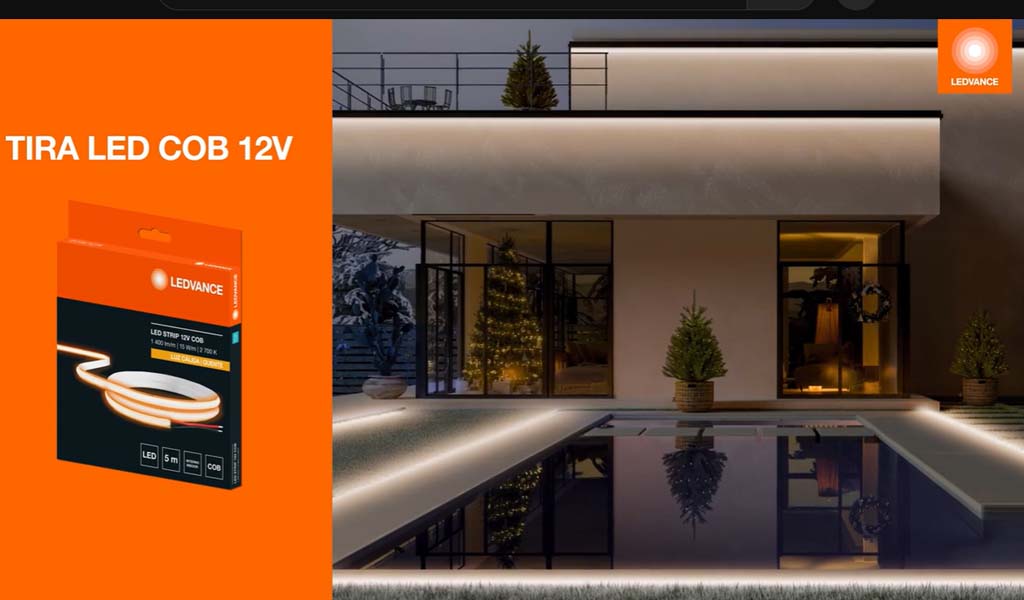 Sistema integral Tirad Led, controlador smart y control remoto LEDVANCE.