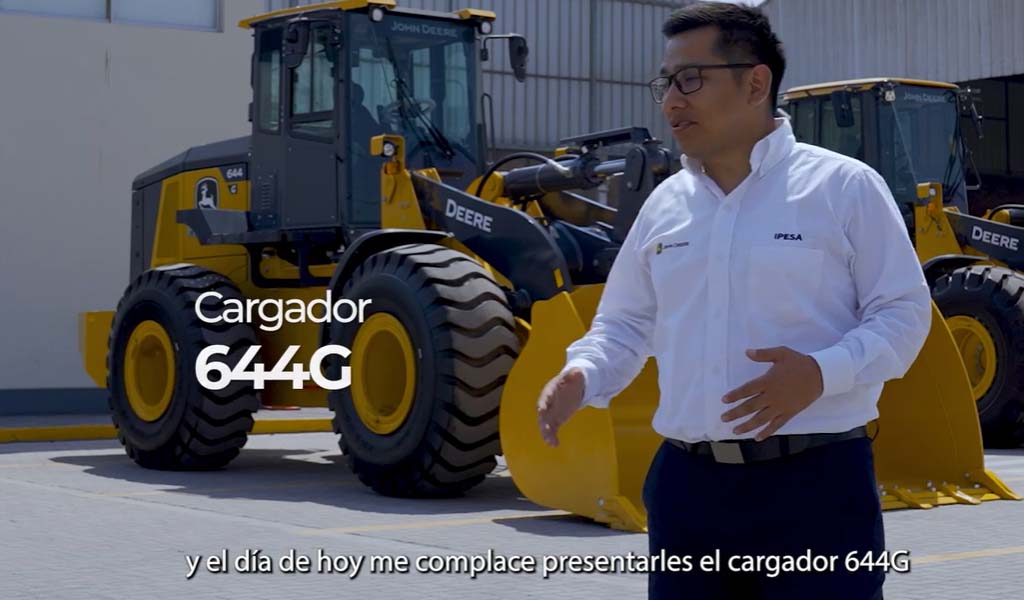 ¡Descubre la potencia y eficiencia del Cargador John Deere 644G!