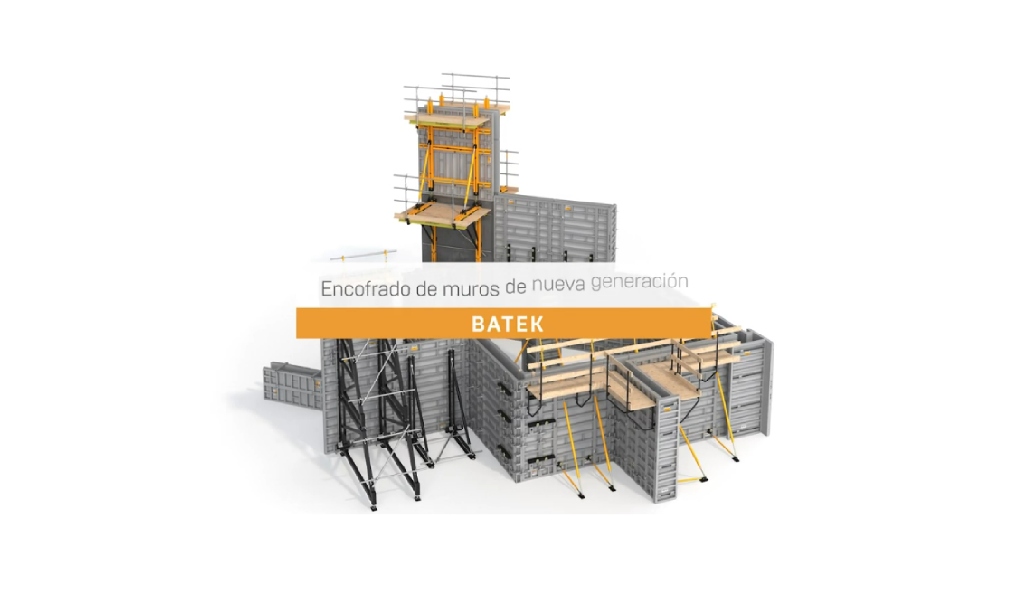 Encofrado modular con atirantado a una cara BATEK - ULMA Construction