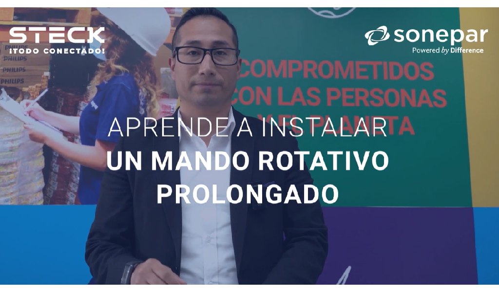 Aprende a instalar un mando rotativo prolongado