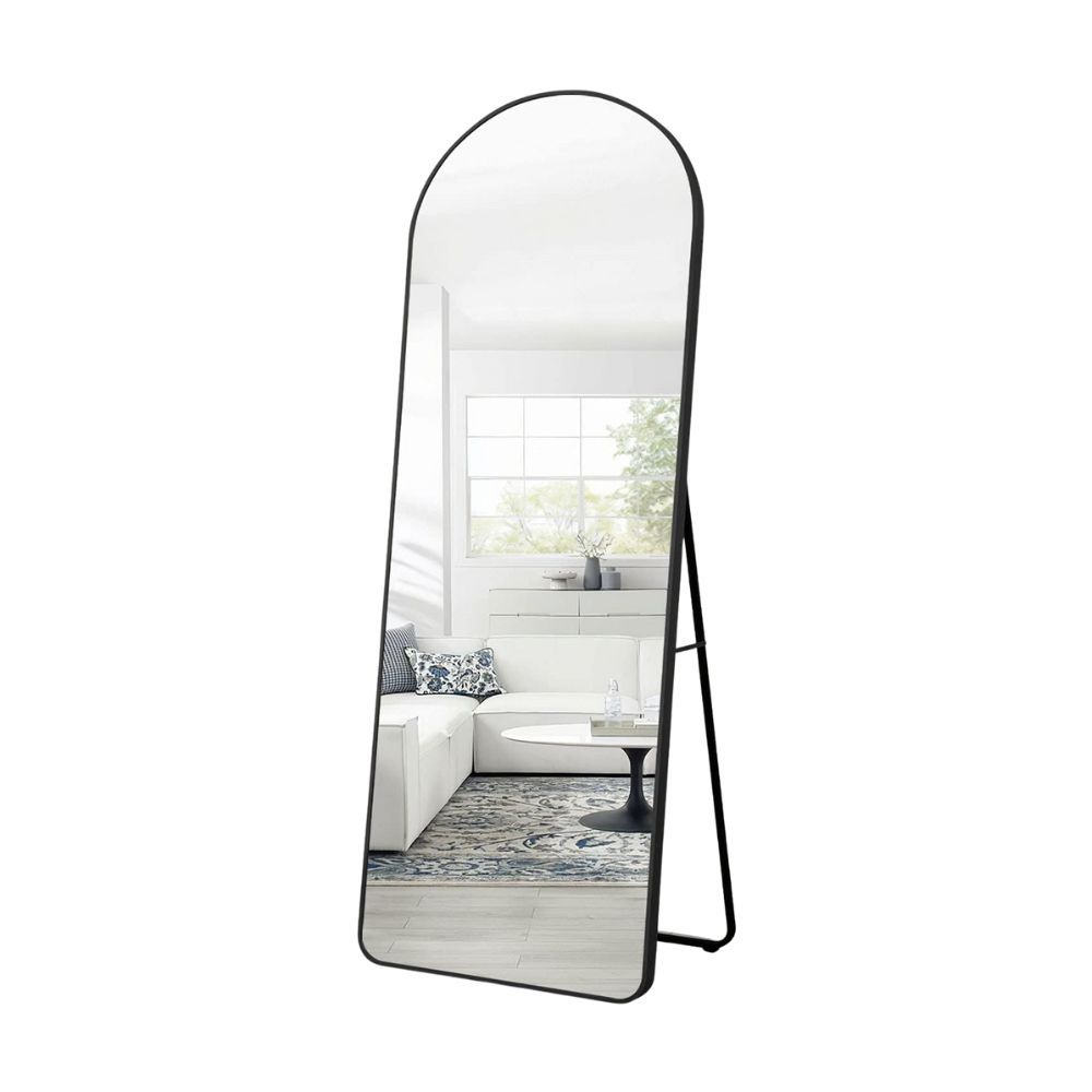 Espejo de pie cuerpo entero arco para decoración 157 cm