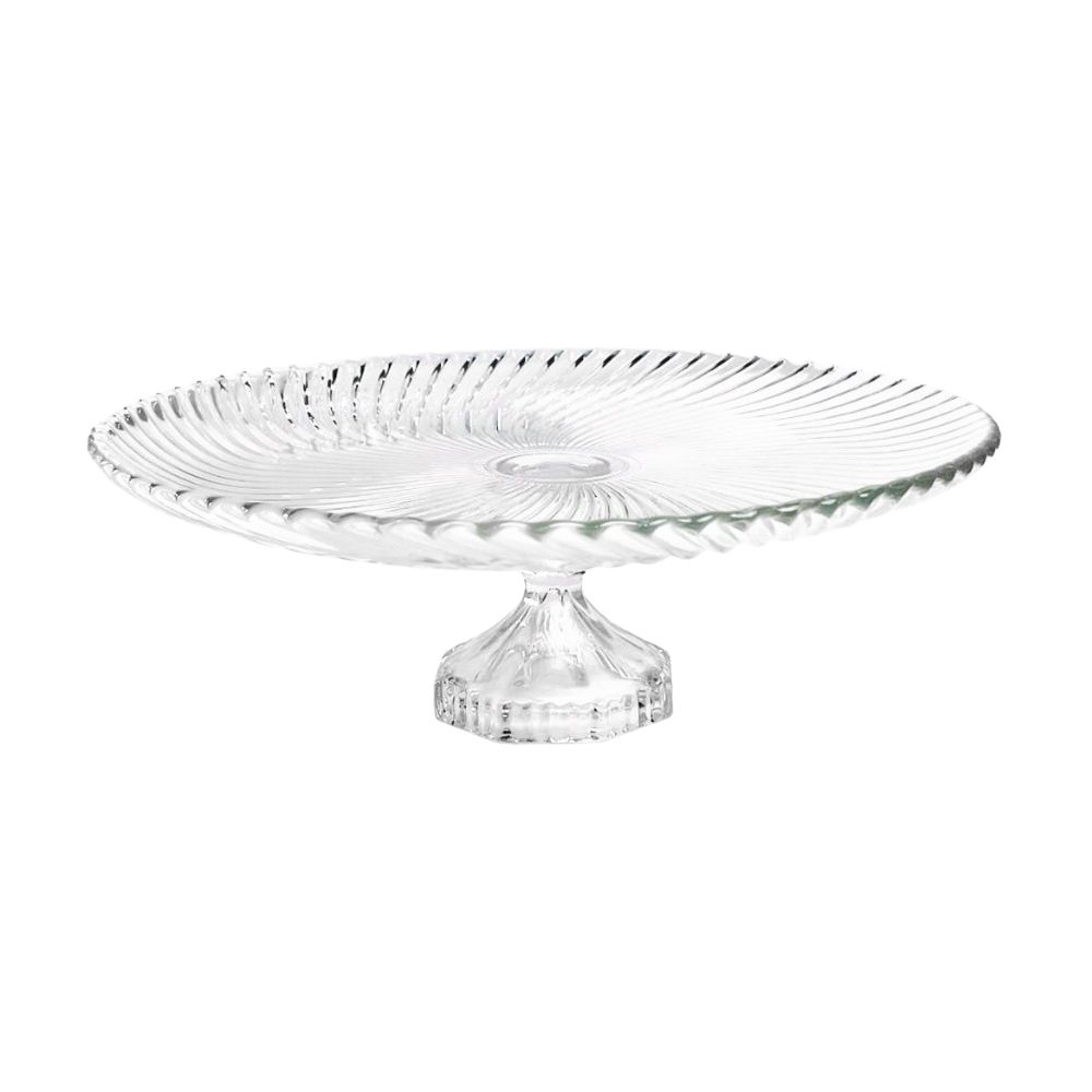 Porta torta de vidrio pedestal 31 cm