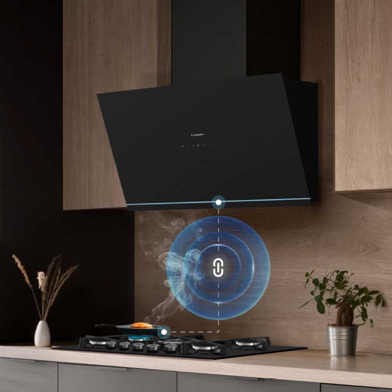 Campana Decorativa PureBlack Smart Connected SCollection 90cm - 3120TURE98CO