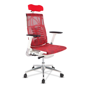 SILLA DE CUERO COMFORT 4W RED