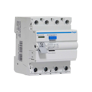 CDJ440S Interruptor diferencial 4X40 clase AC 30MA IEC 61008 HAGER