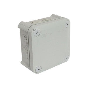 T60 Caja de derivación 114X114X57MM, gris claro IP66 OBO-BETTERMANN