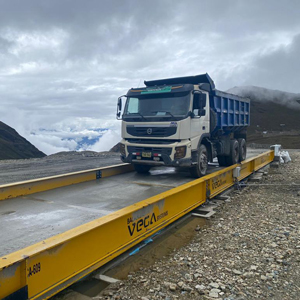 Balanza minera para pesar camiones - Vega Aysana