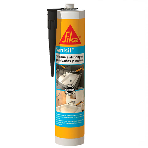 Silicona antihongos para baños y cocinas Sika® Sanisil® 280ml