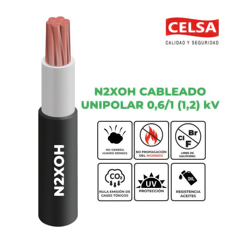 N2XOH CABLEADO UNIPOLAR 0,6/1 (1,2) kv