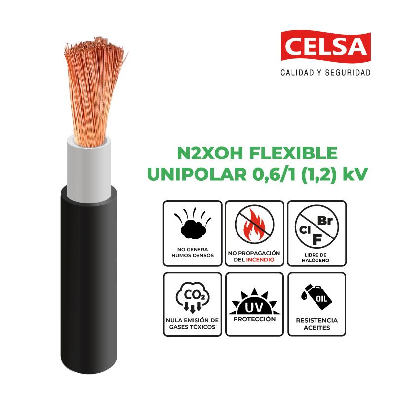 N2XOH FLEXIBLE UNIPOLAR 0,6/1 (1,2) kv