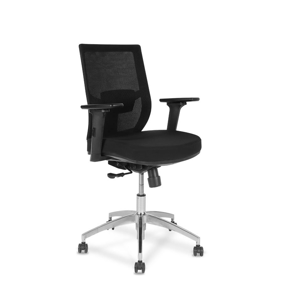 SILLA DE OFICINA DELPHI 8 BLACK