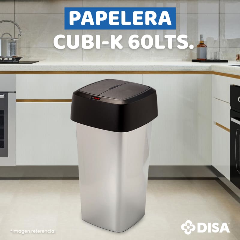 PAPELERA CUBIK 60 LTS