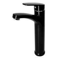 Mezcladora Monocomando black de lavatorio alta al mueble Mystic