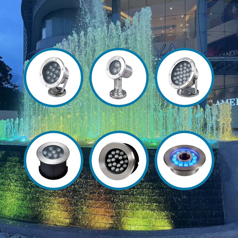 Luces para Fuentes de Agua