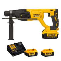 DEWALT Combo Rotomartillo inalámbrico SDS PLUS DCH133 + cargador + 2 baterías