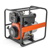 HUSQVARNA Motobomba autocebante Diesel W100D 8.5HP 4»x4» hmáx. 20m 30m3/h