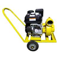 PANTHER Motobomba autocebante con ruedas 4″x4″-170/CH440-3261