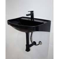 Tubos de abasto ULTRAFLEX® negro para lavatorio ½”x1/2”x40cm M-H