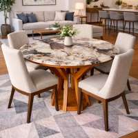 MESA DE COMEDOR ARRABESCATO GOLD