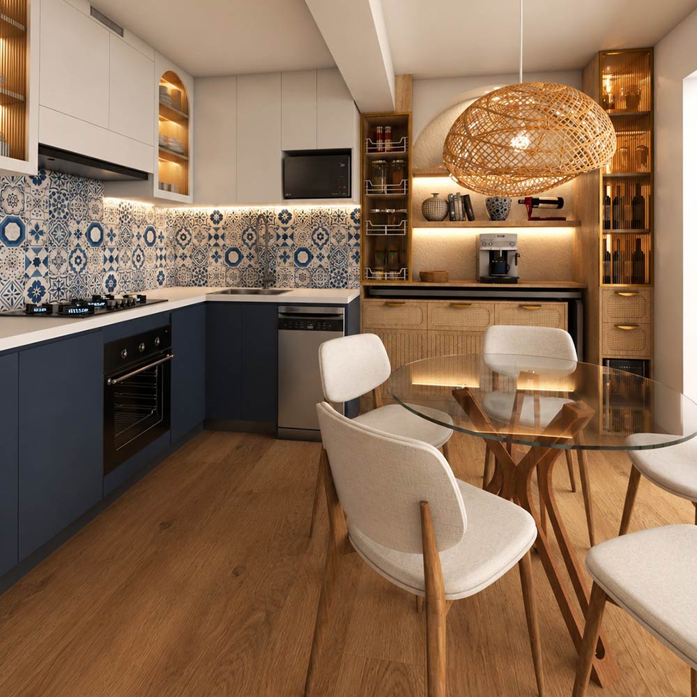 Proyecto Miramar – COCINA, SALA , COMEDOR – ZONA BBQ