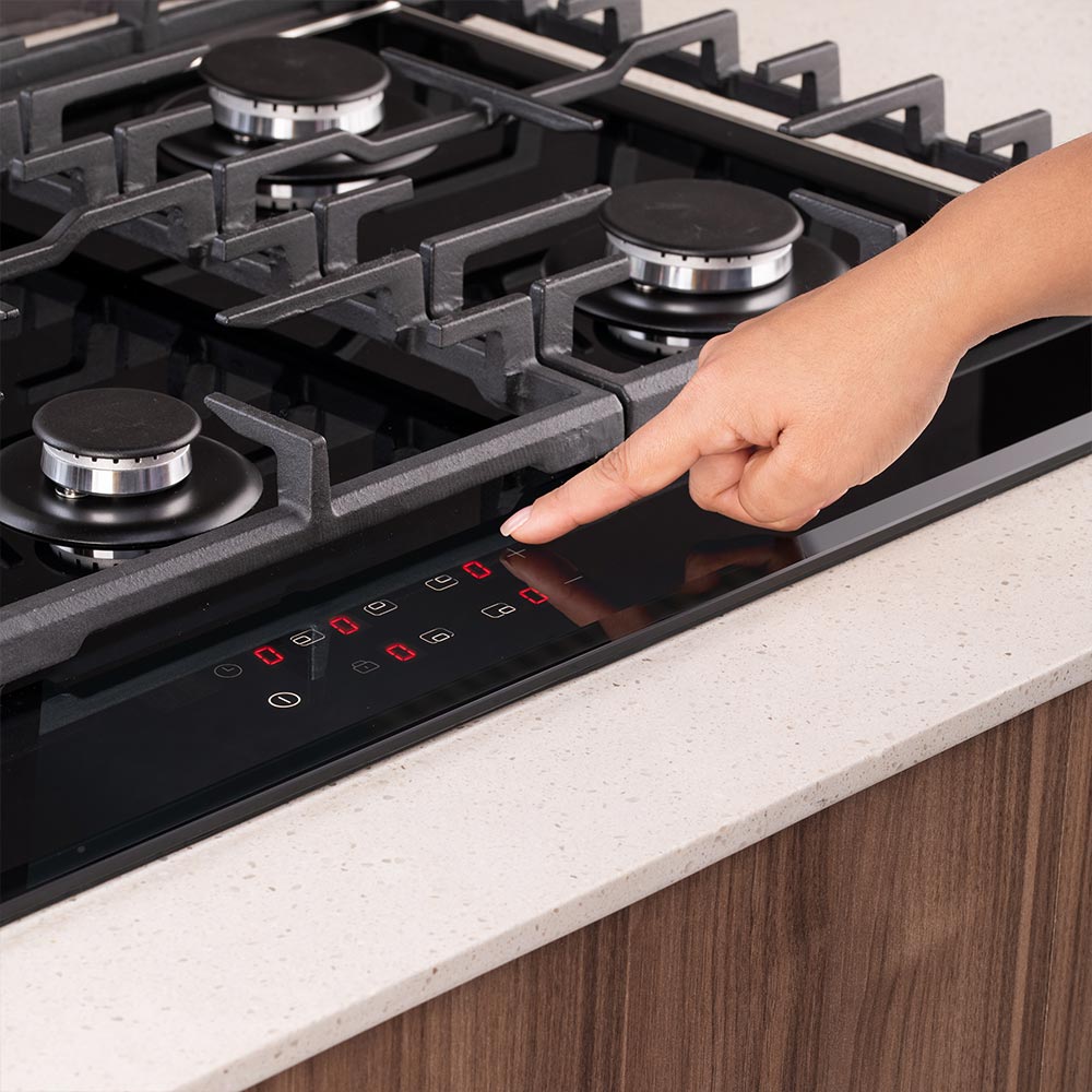 Encimera Vidrio Full Touch a Gas 90cm SCollection - 3120SOLCO074