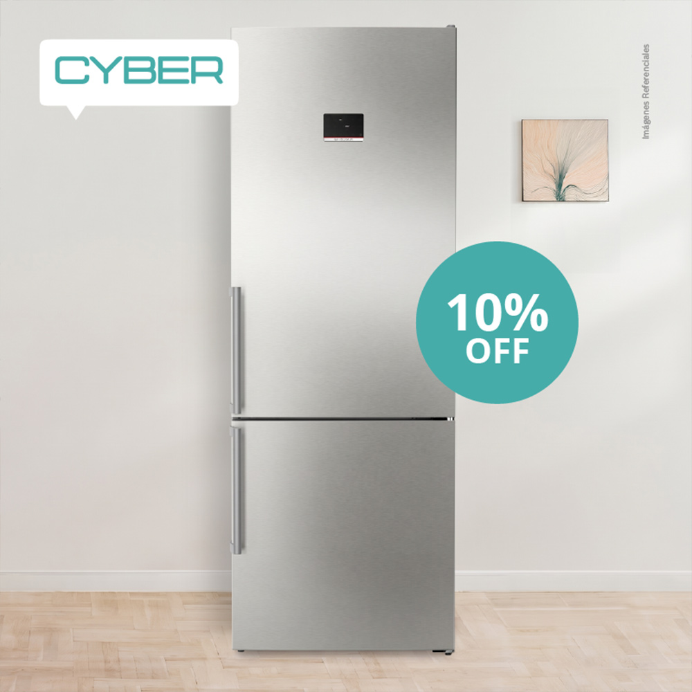 14. Refrigerador Bottom Freezer KGN56XIDR 631 L Serie 6