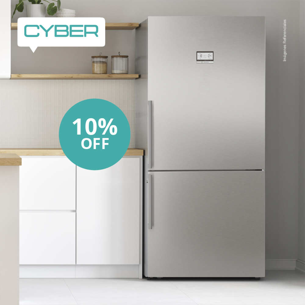 15. Refrigerador Bottom Freezer KGN86AIDR  631 L Serie 6
