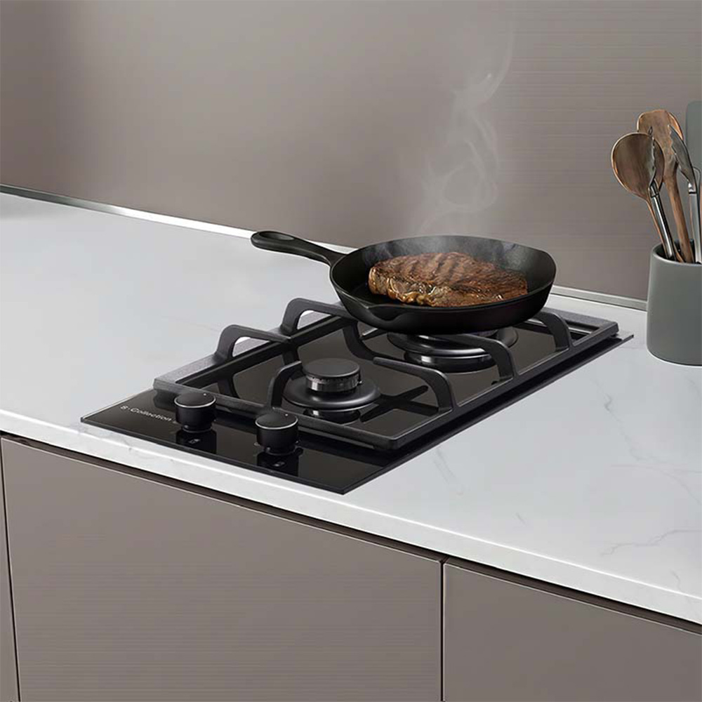 Encimera Vidrio Templado A Gas 30cm SCollection - 3120SOLCO061