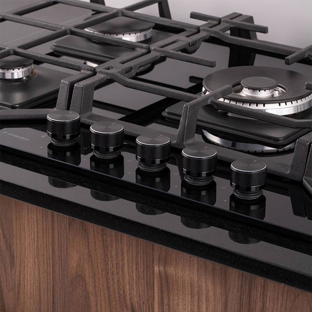 Encimera Vidrio Templado a Gas 86cm SCollection - 3120SOLCO067