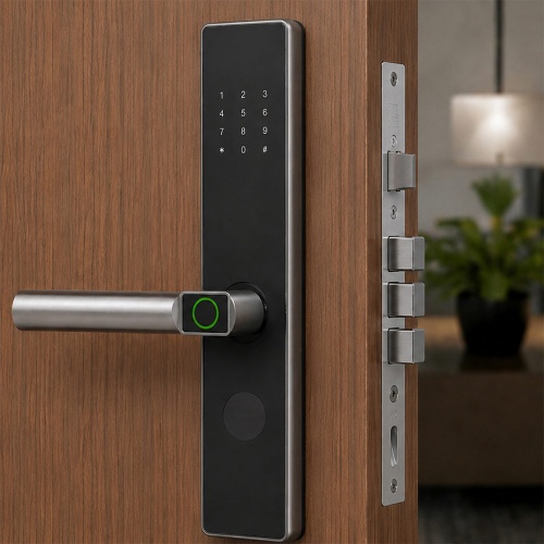 Cerradura Digital de embutir de 3 bulones