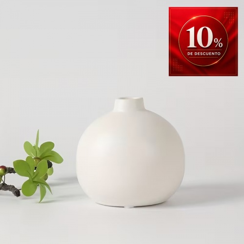 Jarrón Decorativo de Cerámica Estilo Nórdico Minimalista