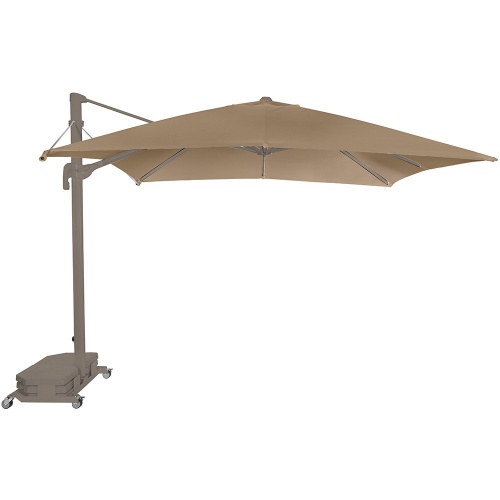 PARASOL FLEXO FLAT 3.0 × 3.0 TAUPE TAUPE