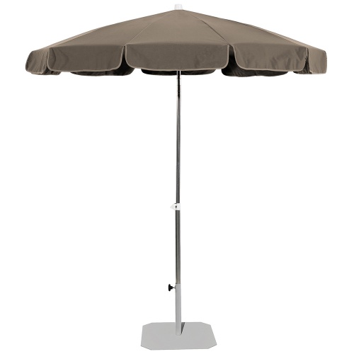 PARASOL TENERIFE TAUPE-INOX
