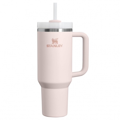 STANLEY Quencher H2.0 Flow State Tumbler, 40 oz, Rose Quartz 2.0